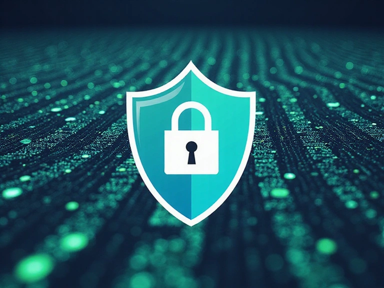 Ilustrasyon ng seguridad ng data at pagkapribado