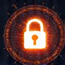 Secure payment lock icon